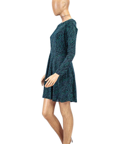 Shoshanna Clothing Small | US 4 Printed Long Sleeve Dress