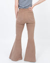 Show Me Your Mumu Clothing Large Tan Flare Leggings