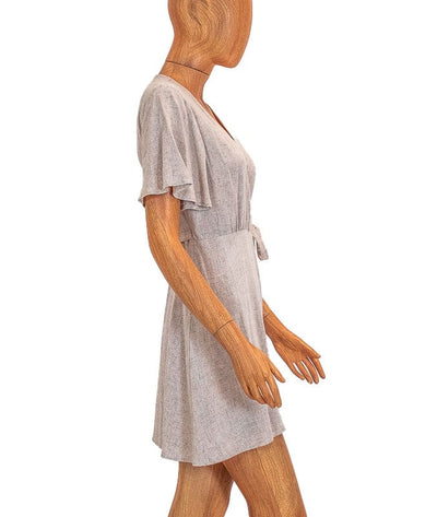 Show Me Your Mumu Clothing Medium Linen Wrap Dress