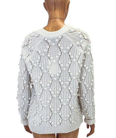 Show Me Your Mumu Clothing Small Oversized Knit Sweater with Balls