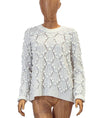 Show Me Your Mumu Clothing XS Oversized Knit Sweater with Balls