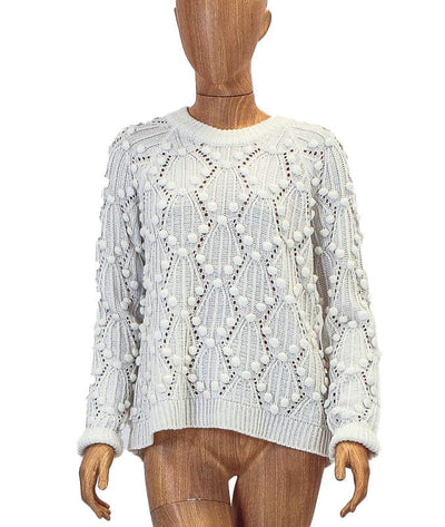 Show Me Your Mumu Clothing XS Oversized Knit Sweater with Balls