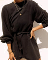 Sincerely Jules x Bandier Clothing Medium "Dahlia" Sweatshirt Dress