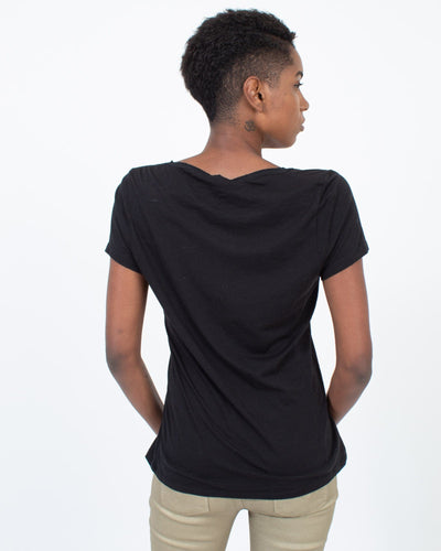 skin Clothing Medium Basic Black Tee