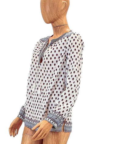 Soft Joie Clothing Medium Printed Peasant Top