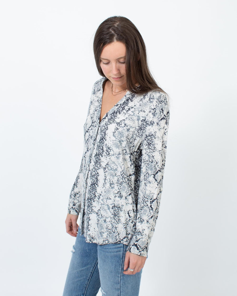 Soft Joie Clothing Small Snake Print Blouse