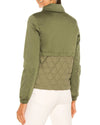 Soia & Kyo Clothing Medium "Lori" mixed Media Bomber Jacket