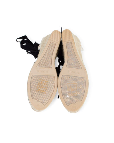 Soludos Shoes Large | US 9.5 Lace Up Wedge Espadrilles