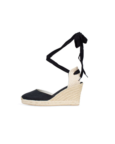 Soludos Shoes Large | US 9.5 Lace Up Wedge Espadrilles