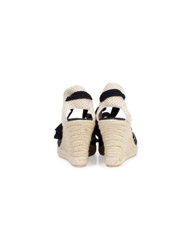 Soludos Shoes Large | US 9.5 Lace Up Wedge Espadrilles
