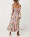SPELL Clothing XS "Dolly Off-Shoulder Sundress in Popsicle"