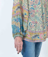 Spell & The Gypsy Collective Clothing Medium Printed Blouse with Keyhole Back