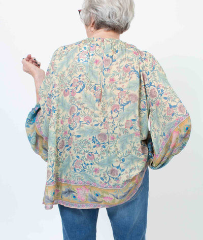 Spell & The Gypsy Collective Clothing Medium Printed Blouse with Keyhole Back