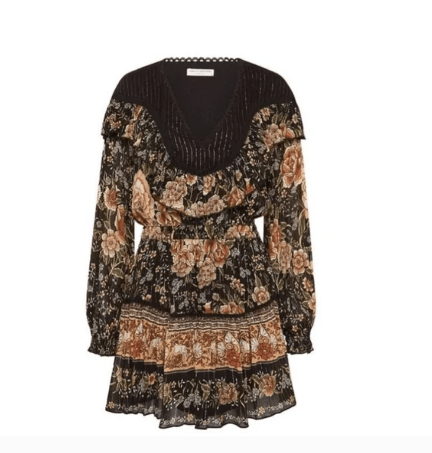 Spell & The Gypsy Collective Clothing Small Mystic Mini Dress in Nightfall Color