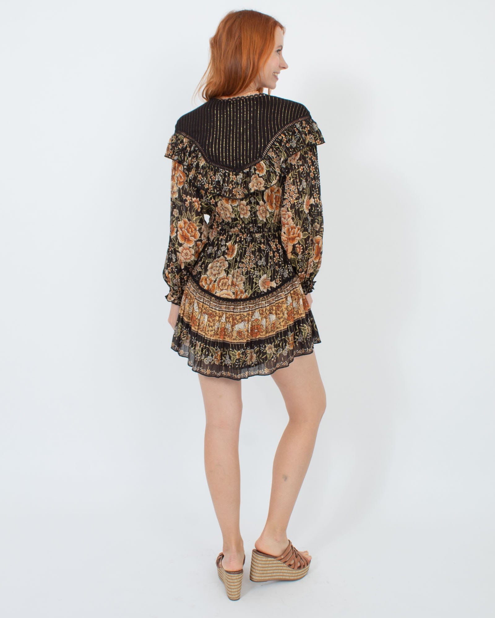 Spell & The Gypsy Collective Clothing Small Mystic Mini Dress in Nightfall Color