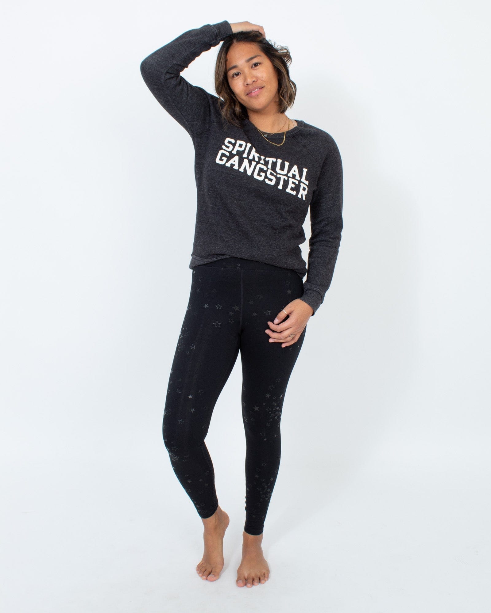 Spiritual gangster star leggings hotsell