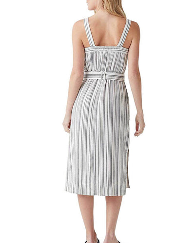 Splendid Clothing Medium "Bourne" Slit Striped Dress