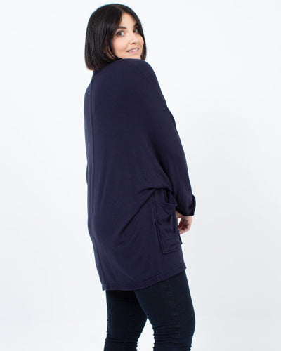 Splendid Clothing Medium Navy Open Sweater