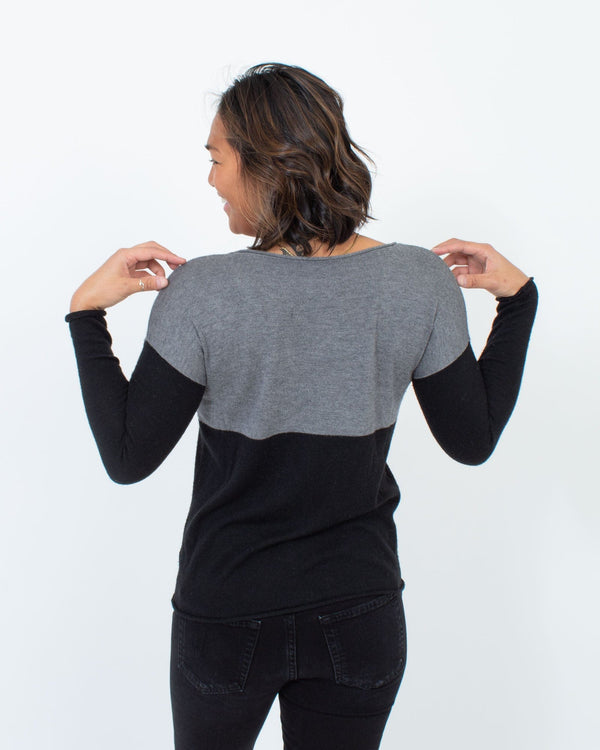 Splendid color block cheap sweater