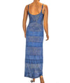 Splendid Clothing XS Blue Striped Maxi Dress