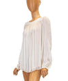 Sportmax Clothing Small Sheer Pleated Blouse