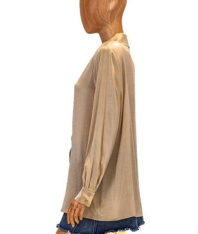 St. John Clothing Large | 12 Long Sleeve Silk Button Down