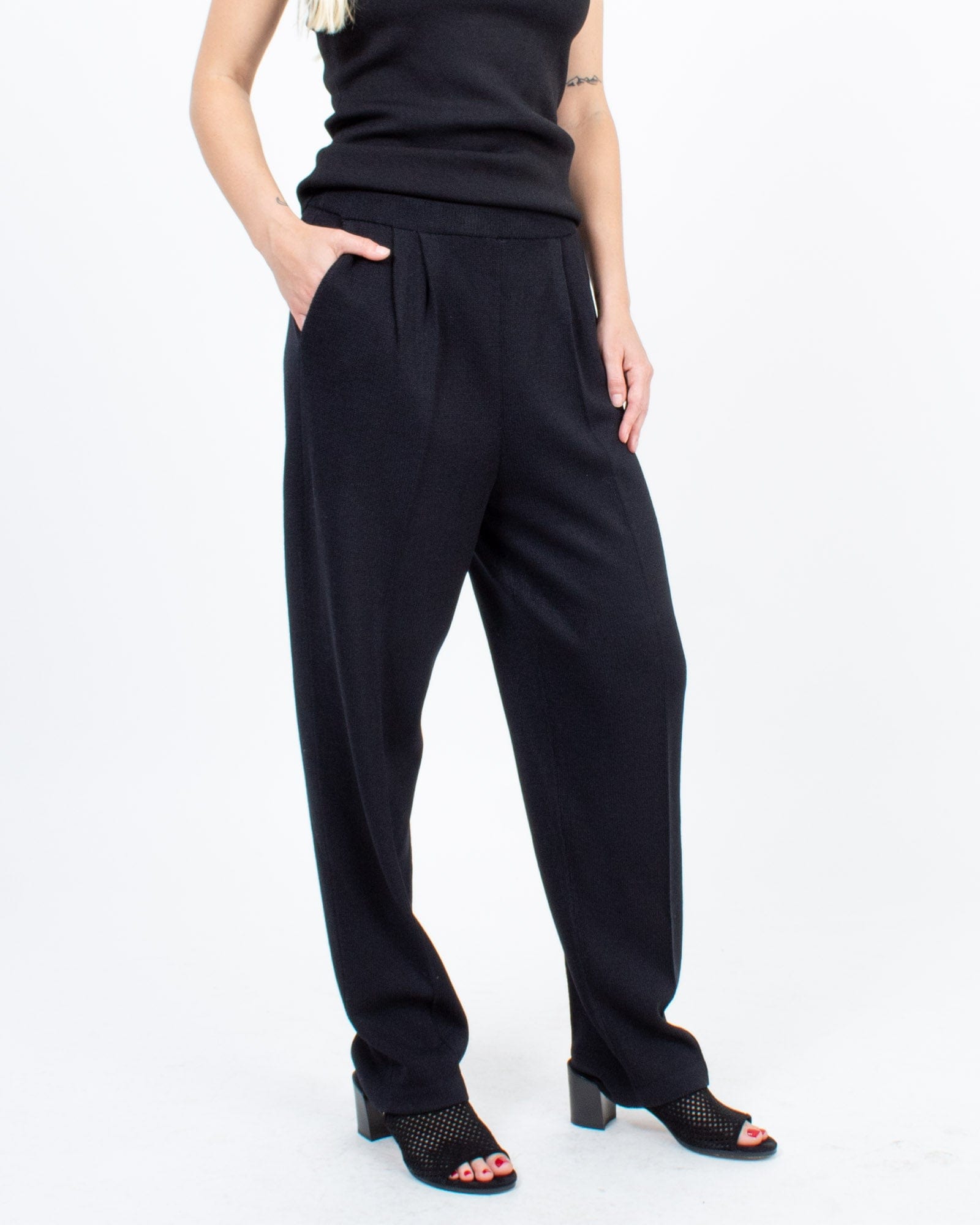 Knit Tapered Pants - The Revury