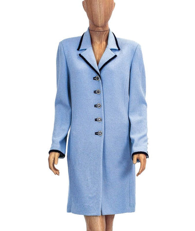 St. John Clothing XL | US 12 Pale Blue Peacoat