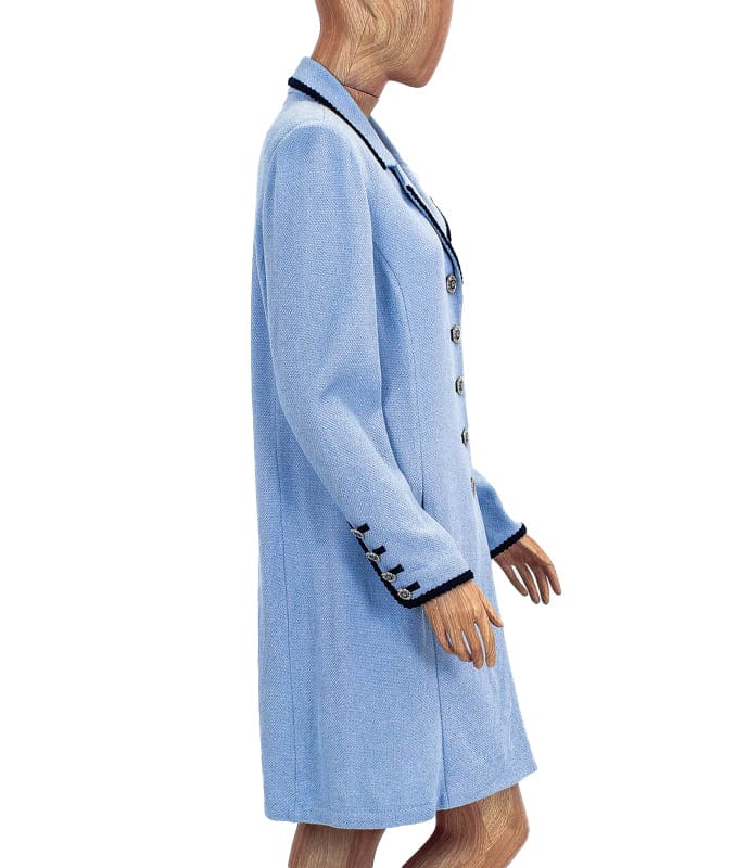 St. John Clothing XL | US 12 Pale Blue Peacoat