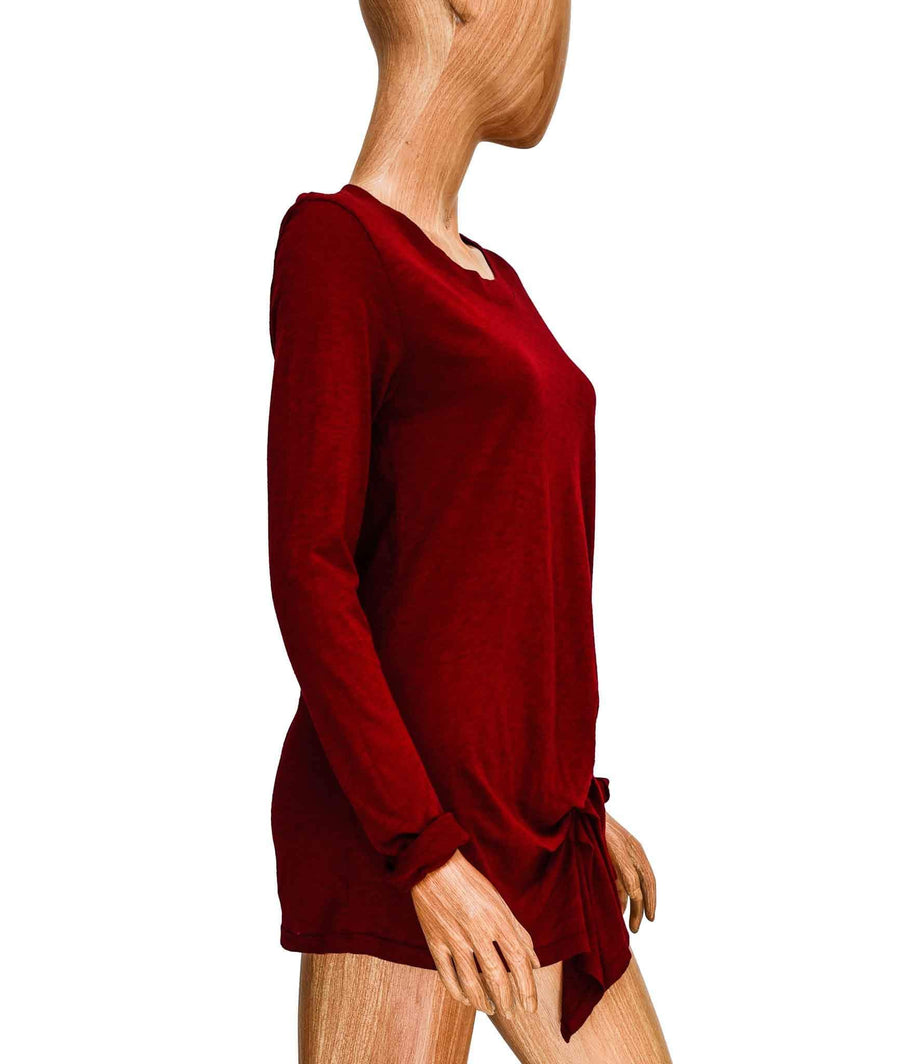 Stateside Clothing Small Pleated Long Sleeve Tee