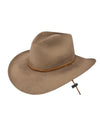 Stetson Accessories Large Stetson Distressed Wide Brim Hat