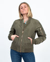 Steve Madden Clothing Small Side Zip Bomber Jacket