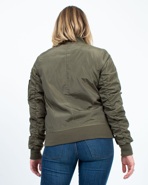 Side Zip Bomber Jacket - The Revury