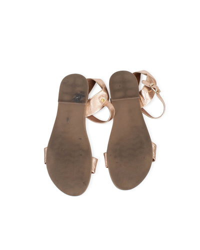 Steve Madden Shoes Small | US 8 "Dina" Metallic Flat Sandals