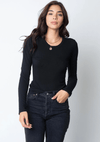 STILL WATER Clothing Medium Long Sleeve Black Tee