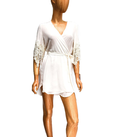Stone Cold Fox Accessories One Size Sheer Silk Mini Robe