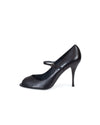 Stuart Weitzman Shoes Large | US 10 Black Peep-Toe Mary Jane Heels