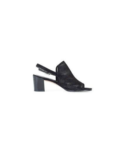 Stuart Weitzman Shoes Medium | US 8 Perforated Block Heel Mules
