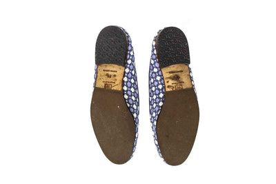 Stubbs & Wootton Shoes Small | US 7.5 Printed Round Toe Loafers