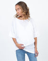 studio412 Clothing XS White Linen Blouse