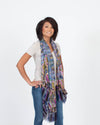 Subtle Luxury Accessories One Size "Spun" Printed Scarf