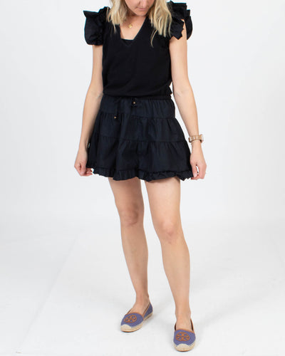 Sundays Clothing Small Black Ruffle Dress