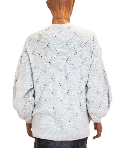 Sundays Clothing Small Metallic Open Cardigan