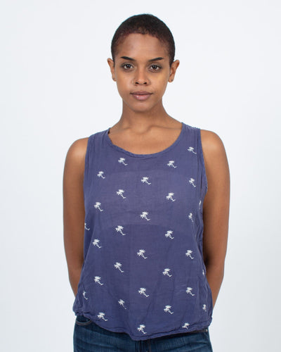 SUNDRY Clothing Small Palm Tree Tank