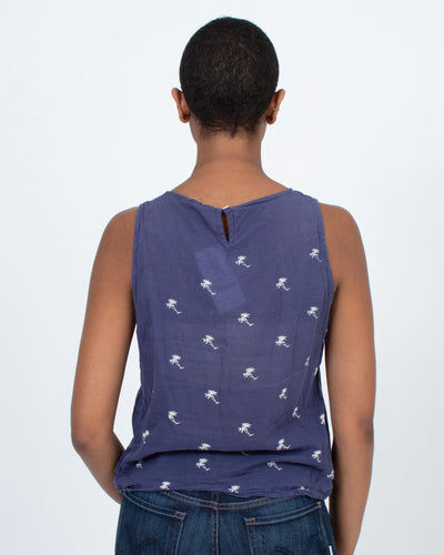 SUNDRY Clothing Small Palm Tree Tank