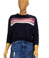 SUNDRY Clothing Small Striped Pullover Sweater