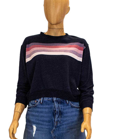SUNDRY Clothing Small Striped Pullover Sweater