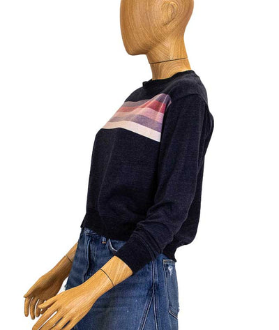 SUNDRY Clothing Small Striped Pullover Sweater