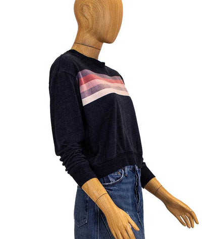 SUNDRY Clothing Small Striped Pullover Sweater