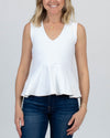 Susana Monaco Clothing XS White Peplum Tank